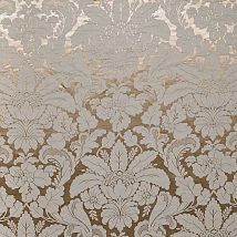 Фото: льняная ткань с классическим дамаском 10208.86- Ампир Декор