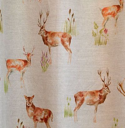портьерная английская ткань Wild Deer Linen Voyage Decoration - 1