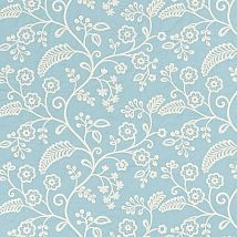 Фото: ткань из льна с цветочной вышивкой PF50368/600- Ампир Декор