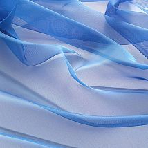 Фото: тюль тревира синего цвета Lulu CS 30- Ампир Декор