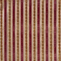 Фото: Портьерная бархатная ткань в полоску 10555.51- Ампир Декор