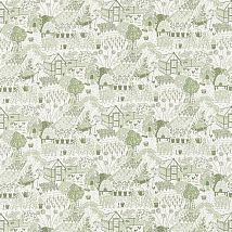 Фото: Ткань Sanderson  The Potting Room Prints & Embroideries 226360 The Allotment-Fennel- Ампир Декор