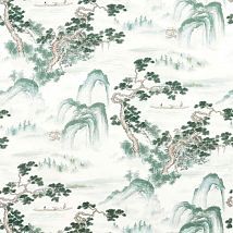 Фото: хлопковая ткань с китайскими мотивами 322724- Ампир Декор