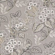 Фото: английские ткани с цветами гортензиями FD676-J125- Ампир Декор