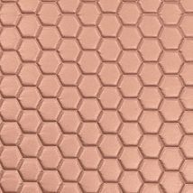 Фото: Стеганые обои розовато-карамельные малые соты 10-002-016-00- Ампир Декор