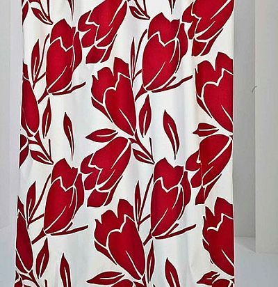 ткань для портьер с цветочным принтом Hawai 04  - 1