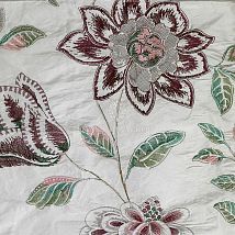 Фото: шелковая ткань с цветами 10436-43- Ампир Декор