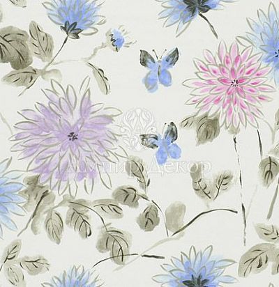 Английские ткани с цветами F1896/04 