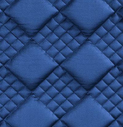 Стеганые обои  ярко-синие дизайн Вафельный 20-015-120-20 