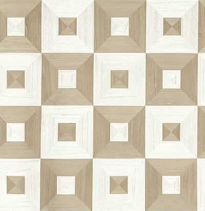 Обои натуральные деревянный шпон геометрические узоры квадраты im43 Omexco