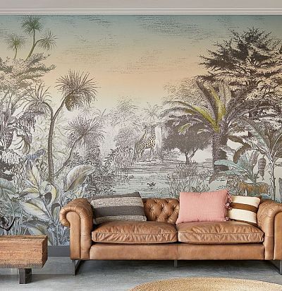 Панно большое с джунглями 300612  - 2