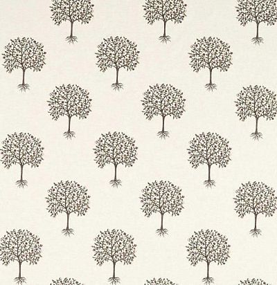 Ткань дизайнерская вышивка деревья с фруктами F1541/01 Clarke&Clarke