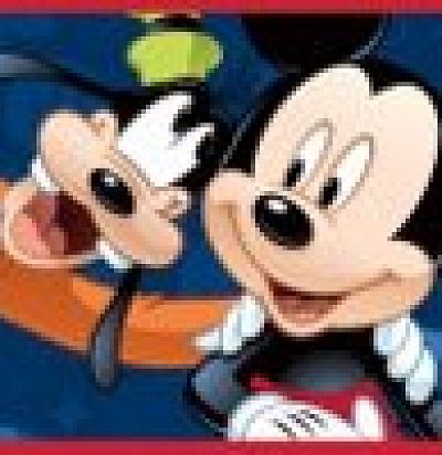 Обои синие с Микки Маусом DS7805BD 