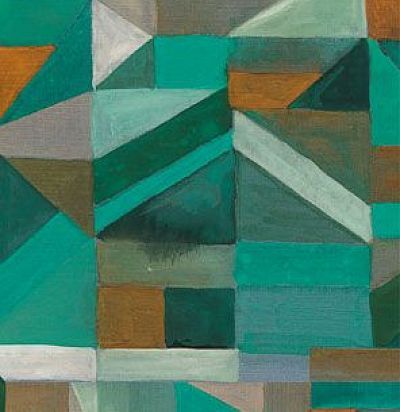 Панно ГЕОМЕТРИЯ в зеленых тонах DG2LYR1032 Khroma