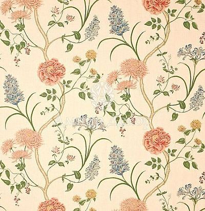 Английские ткани цветы сирень DAPGST-202 Sanderson