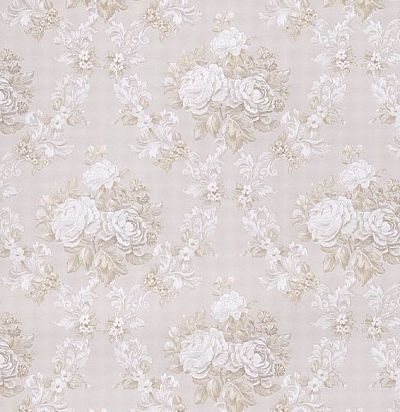 обои белые с цветами 361130 