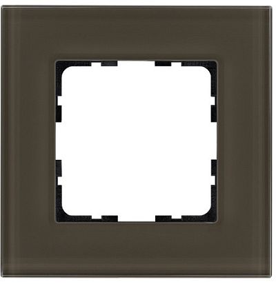Рамка 1-постовая, стекло цвет Каперсовый Jasmart