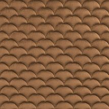 Фото: Стеганые обои золотисто-коричневые дизайн Ардеко вертикальный 20-024-105-20- Ампир Декор