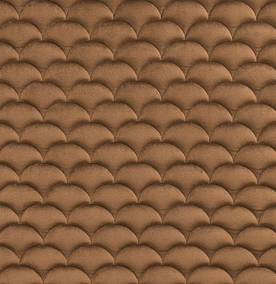Стеганые обои золотисто-коричневые дизайн Ардеко вертикальный 20-024-105-20 