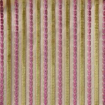 Фото: Портьерная бархатная ткань в полоску 10555.75- Ампир Декор