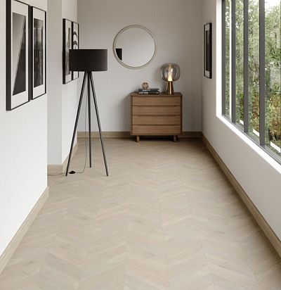 15012 Паркетная доска дуб Chevron AB Latte ESTA Parket - 1