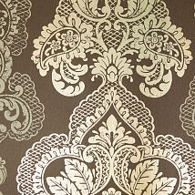 Фото: обои коричневые классические 355018- Ампир Декор