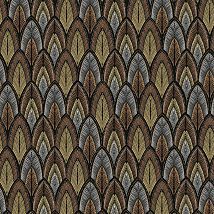 Фото: Обои рулонные узор из перьев птиц SUM402- Ампир Декор