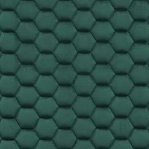 Фото: Стеганые обои  темно-зеленые дизайн малые соты  10-002-132-20- Ампир Декор