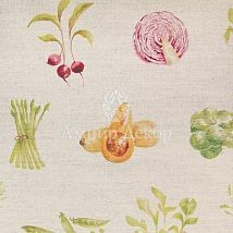 Фото: портьерная английская ткань Market Veg Linen- Ампир Декор