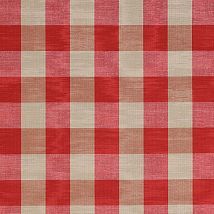 Фото: Льняная ткань в клетку F1001/24- Ампир Декор