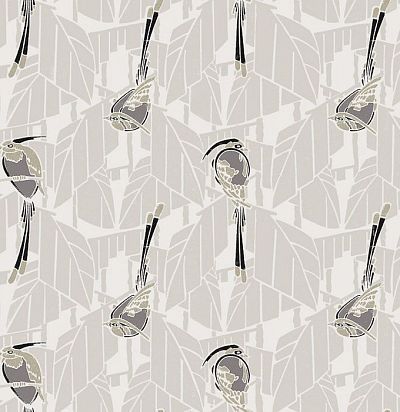 Обои со стилизованными птичками FOL604 Khroma