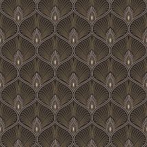 Фото: Обои рулонные узор перо павлина OTH202- Ампир Декор