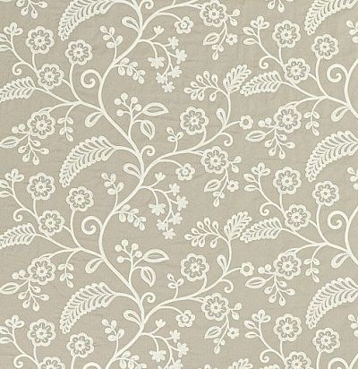 ткань из льна с вышитыми цветами PF50368/110 Baker Lifestyle