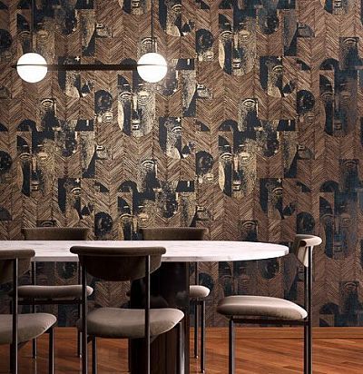 Обои с этническими масками TRI301 Khroma - 1