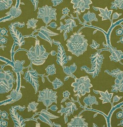 Английский лен BF10586/795 Kelway Moss/Teal GP&JBaker