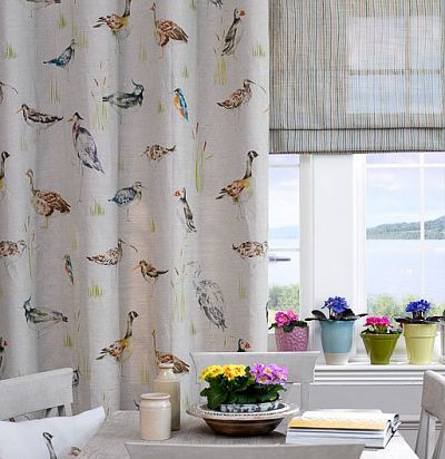 портьерная английская ткань Waterfowl Linen  - 2