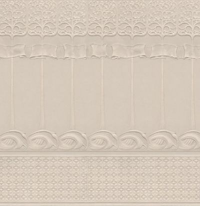Рельефное стеновое покрытие Lincrusta  RD1965 Art Nouveau Lincrusta