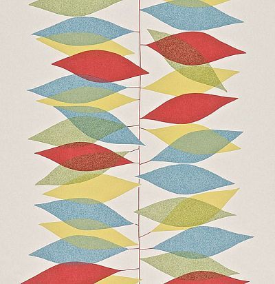 Обои стилизованные листья 210232 Sanderson