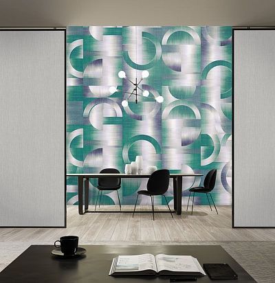 Панно ГЕОМЕТРИЯ в бирюзовых тонах DGPRI1011 Khroma