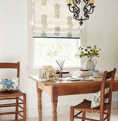 ткань современная дизайн фрукты  вышитые ананасы 44172-586  - 1