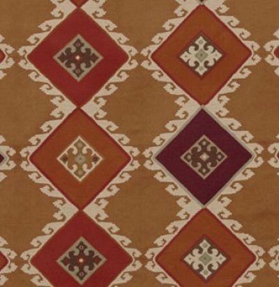 Жаккард из Англии FD298M37 Celtic Herringbone Sienna/Plum Mulberry