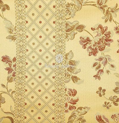 Жаккардовая ткань с цветочным рисунком 1435592 