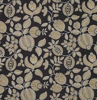 Английская ткань F4213/01 Santoni Charcoal Colefax and Fowler
