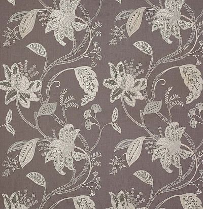Льняная ткань с вышивкой и аппликацией F4114/03 Colefax and Fowler