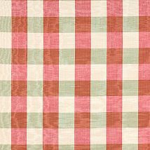 Фото: Клетчатая льняная ткань F1001/21- Ампир Декор