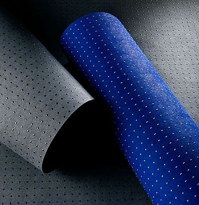 серые обои с синими точками 20564 ARTE - 1