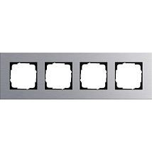 Фото: Рамка 4-постовая, алюминий- Ампир Декор