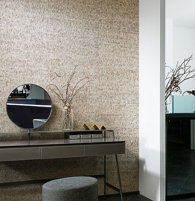 Обои из джута и фольги бежевые 40321 ARTE - 1