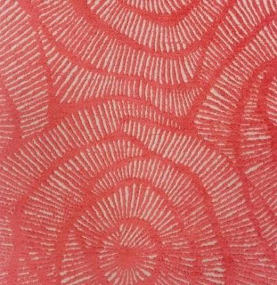 Хлопковая жаккардовая портьера Sanur Coral 