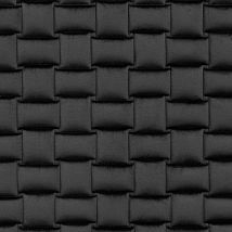 Фото: Стеганые обои  черные дизайн Плетеный 20-018-124-27- Ампир Декор